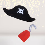 Costume Accessories - Pirate Hat And Hook Pretend Play Set, Pirate Costume Accessories