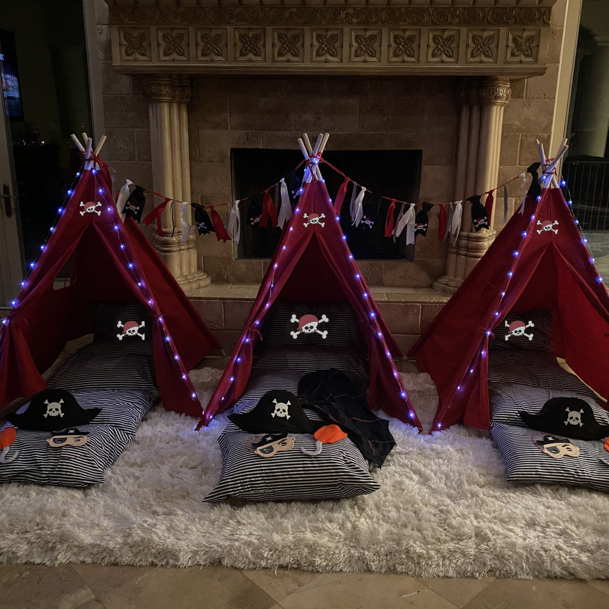 Pirate Party Supplies, Pirate Sleepover tent Set