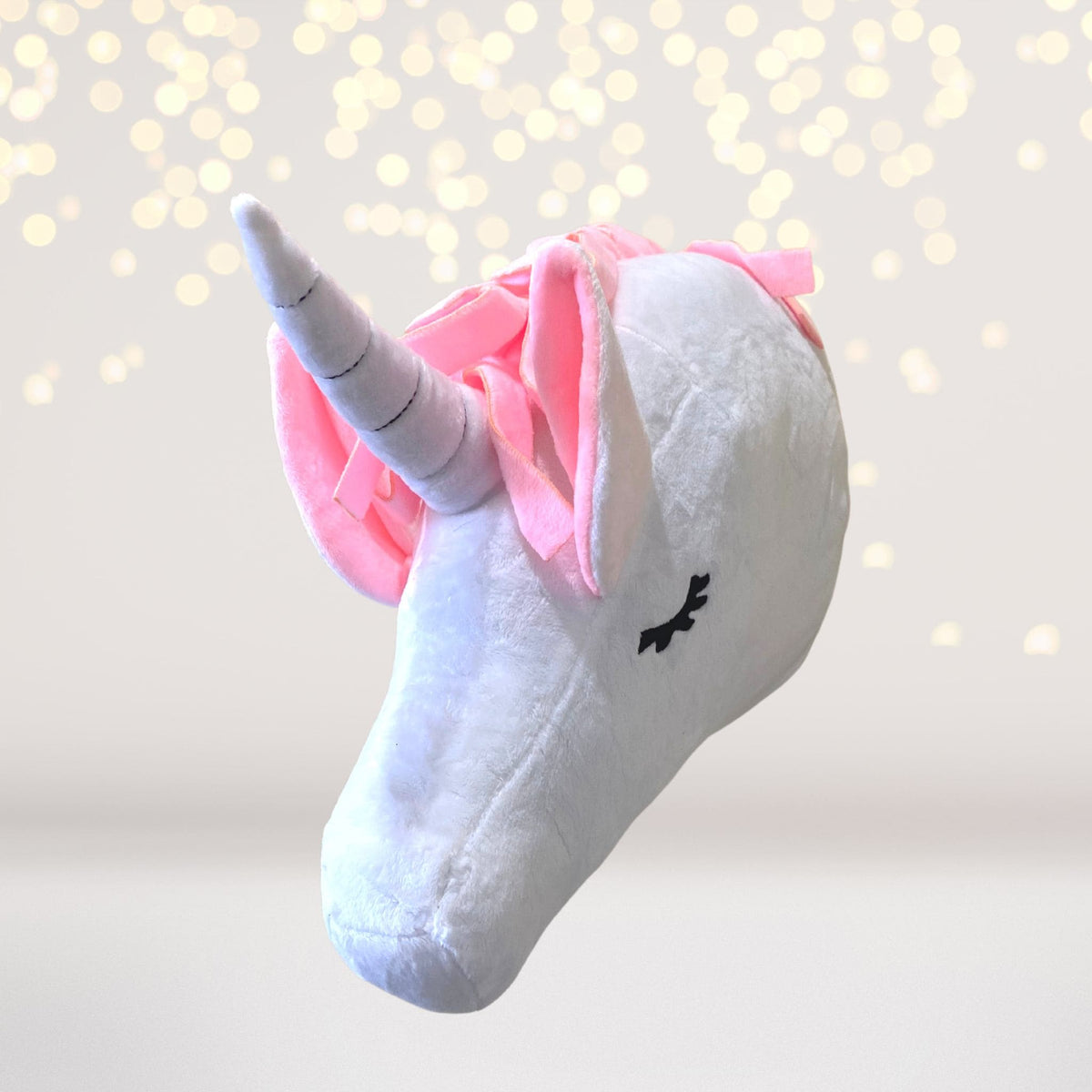 Plush Pillow Toy - Plush Animal Wall Hanging,  Nursery Decor, Kids Room Wall Decor