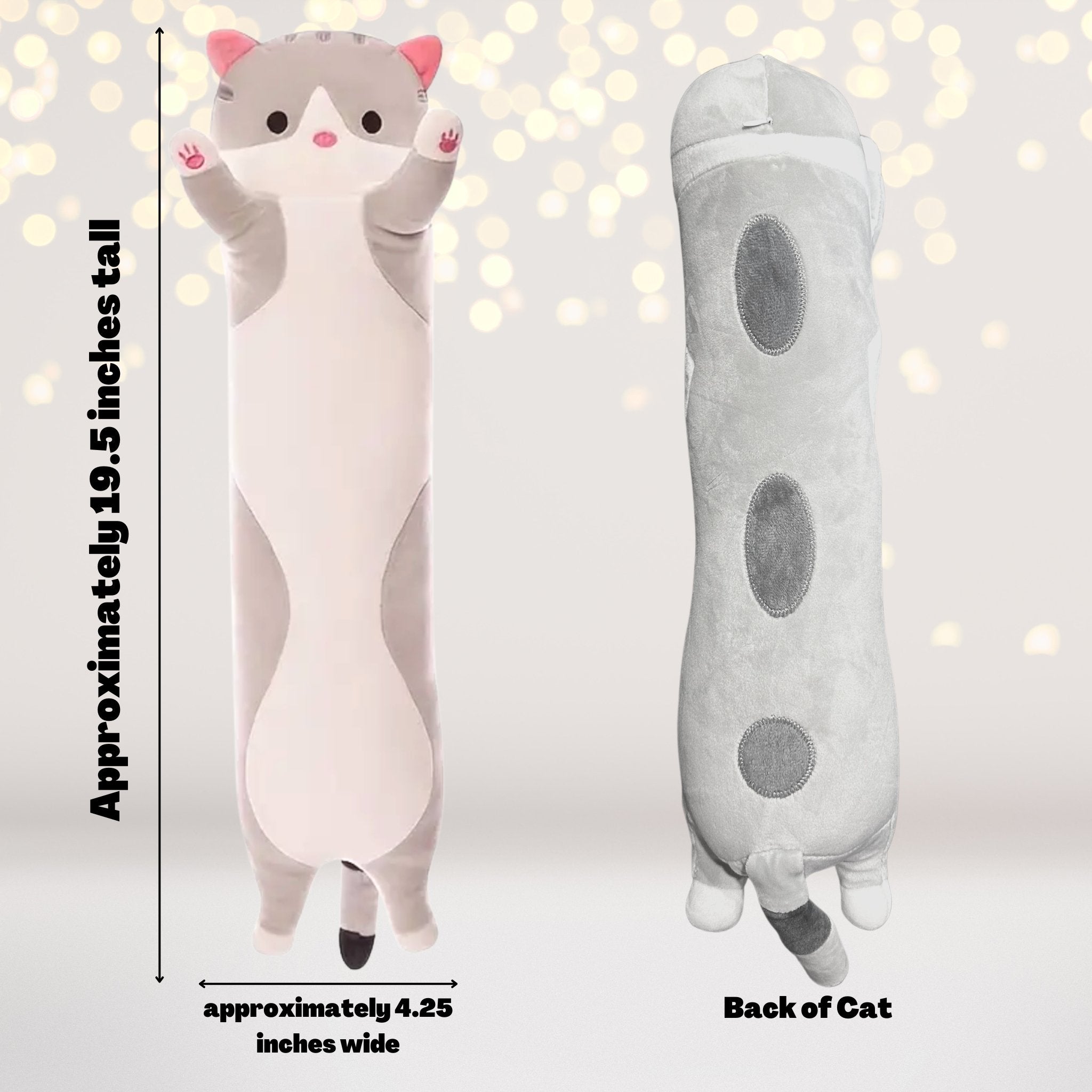 Chicky Kitty Plush Cat Toy- Squishy Cat Pillow – Chicky Chicky Bling Bling