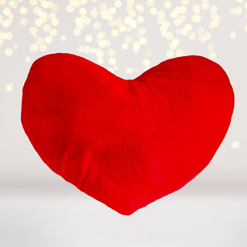 Red Plush Pillow Toy - Plush Heart Pillow Throw Pillow For Sleepovers