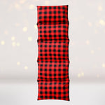 Home & Living - Red And Black Plaid Pillow Bed Case, Lumberjack Print Floor Lounger Holiday Gift