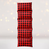 Home & Living - Red And Black Plaid Pillow Bed Case, Lumberjack Print Floor Lounger Holiday Gift