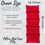 Kids red pillow bed dimensions for enchanted forest sleepover party- gnome & toadstool party- gnome-Sleepover Party Supplies