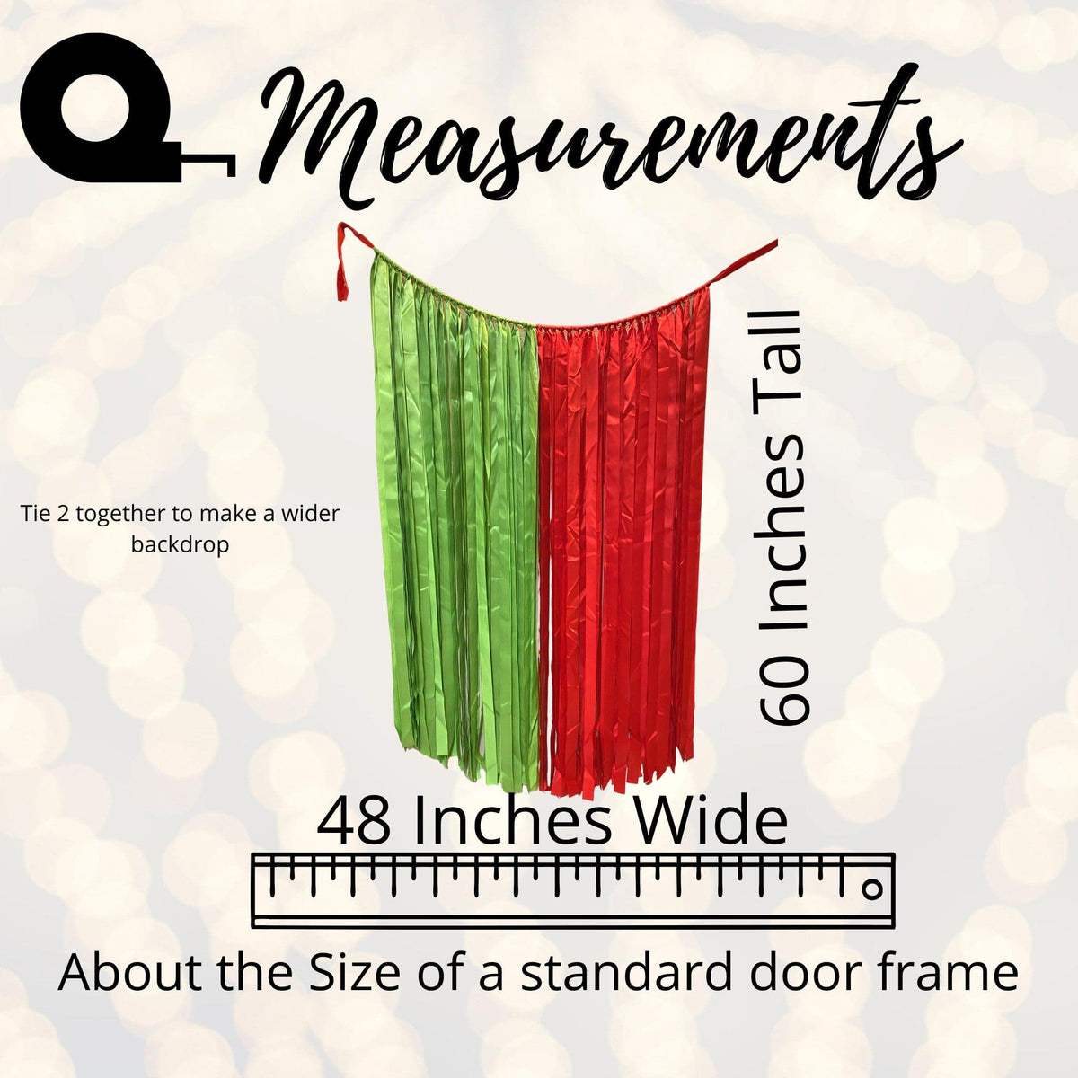 Party Favor - Ribbon Curtain Photo Booth Backdrops