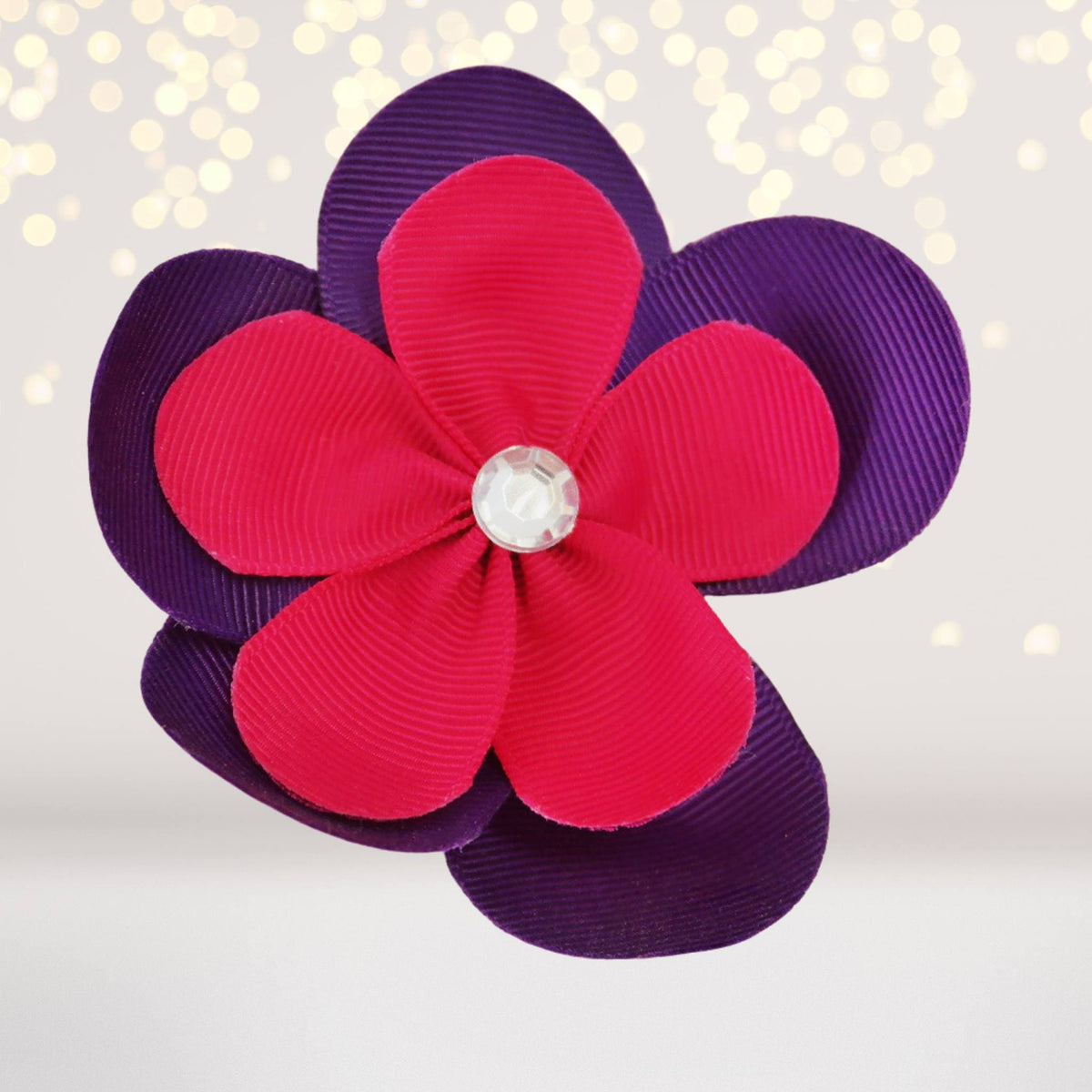 Hair Flower - Ribbon Hair Flowers, Hair Flower Clips For Girls