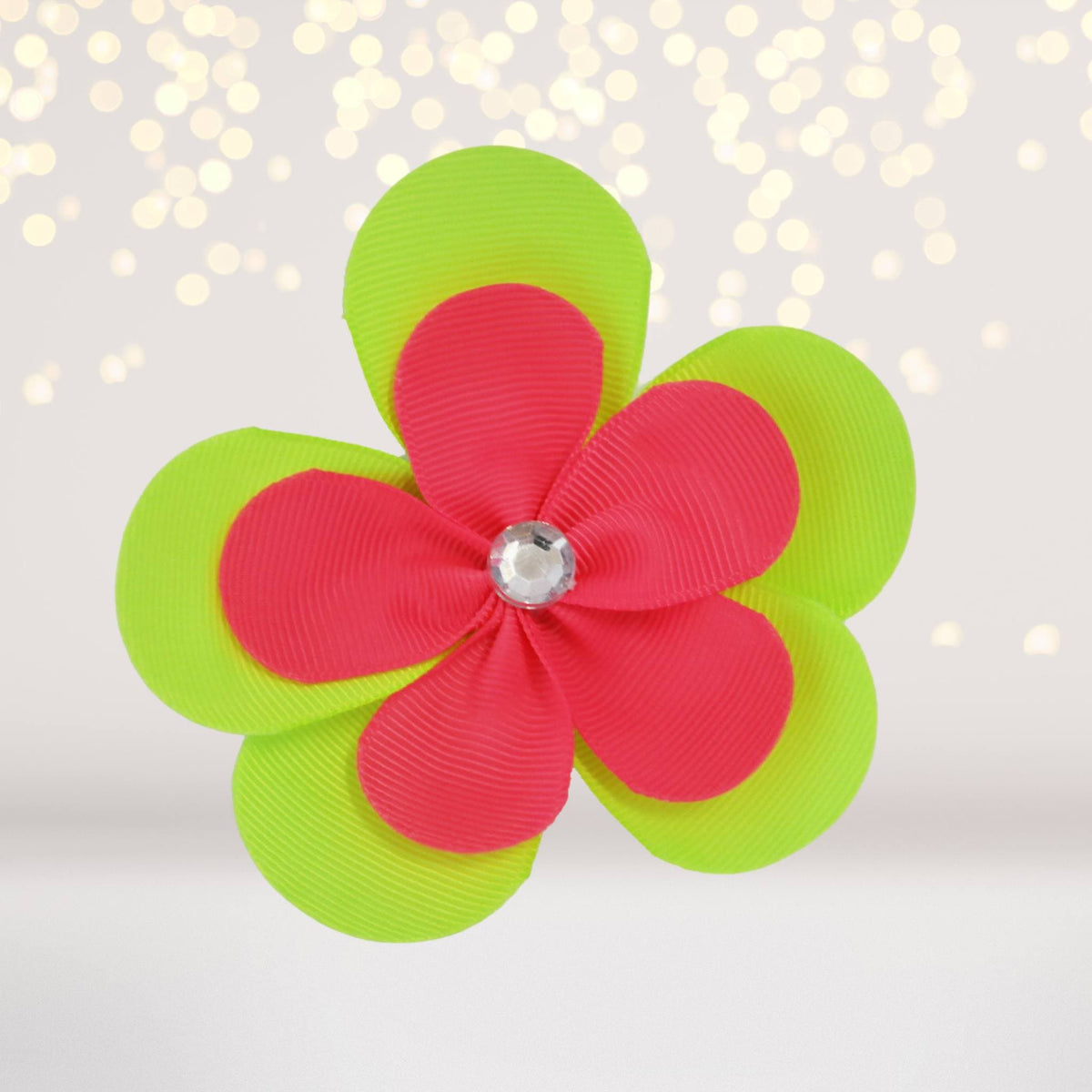 Hair Flower - Ribbon Hair Flowers, Hair Flower Clips For Girls