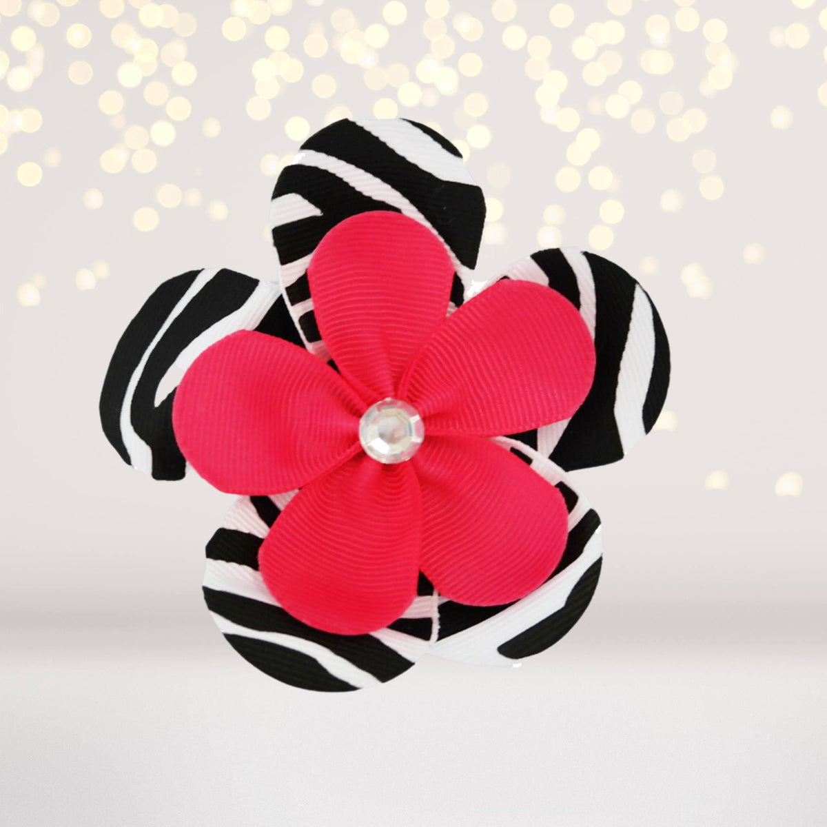 Hair Flower - Ribbon Hair Flowers, Hair Flower Clips For Girls