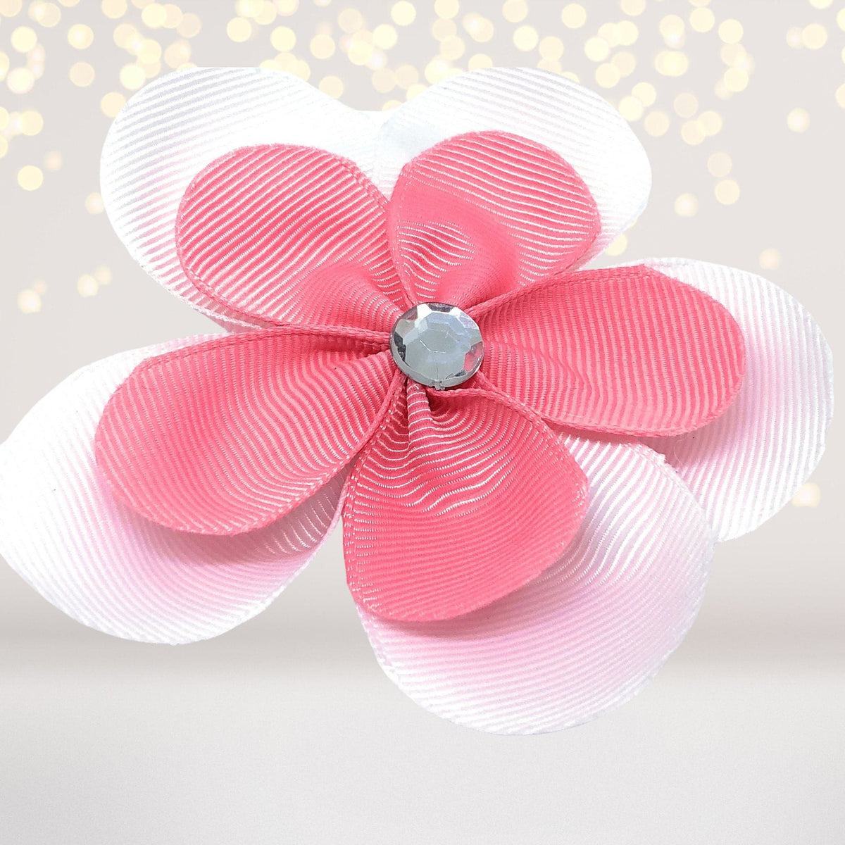 Hair Flower - Ribbon Hair Flowers, Hair Flower Clips For Girls