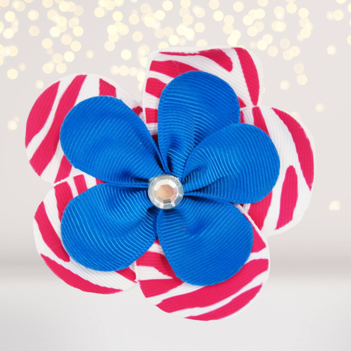 Hair Flower - Ribbon Hair Flowers, Hair Flower Clips For Girls