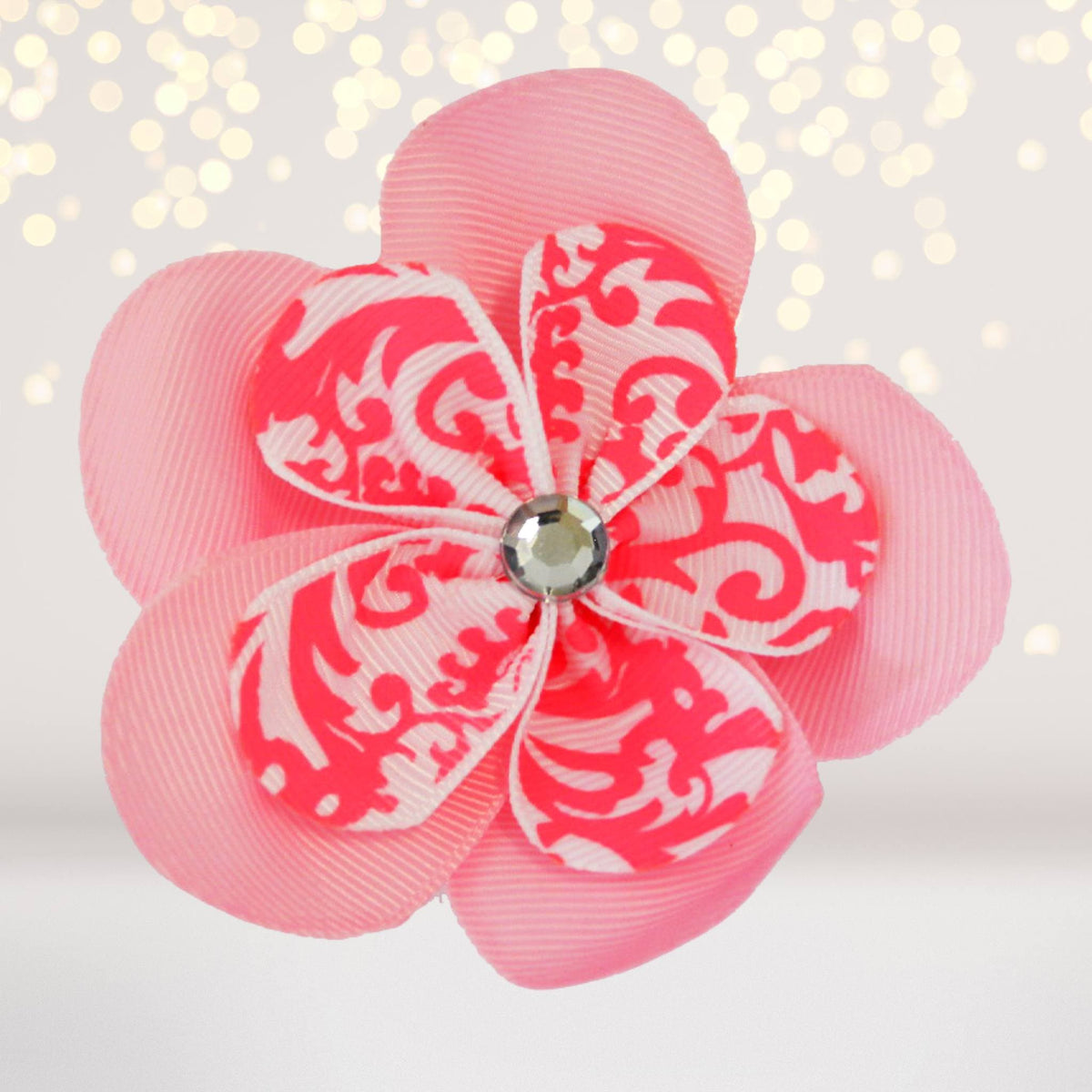 Hair Flower - Ribbon Hair Flowers, Hair Flower Clips For Girls
