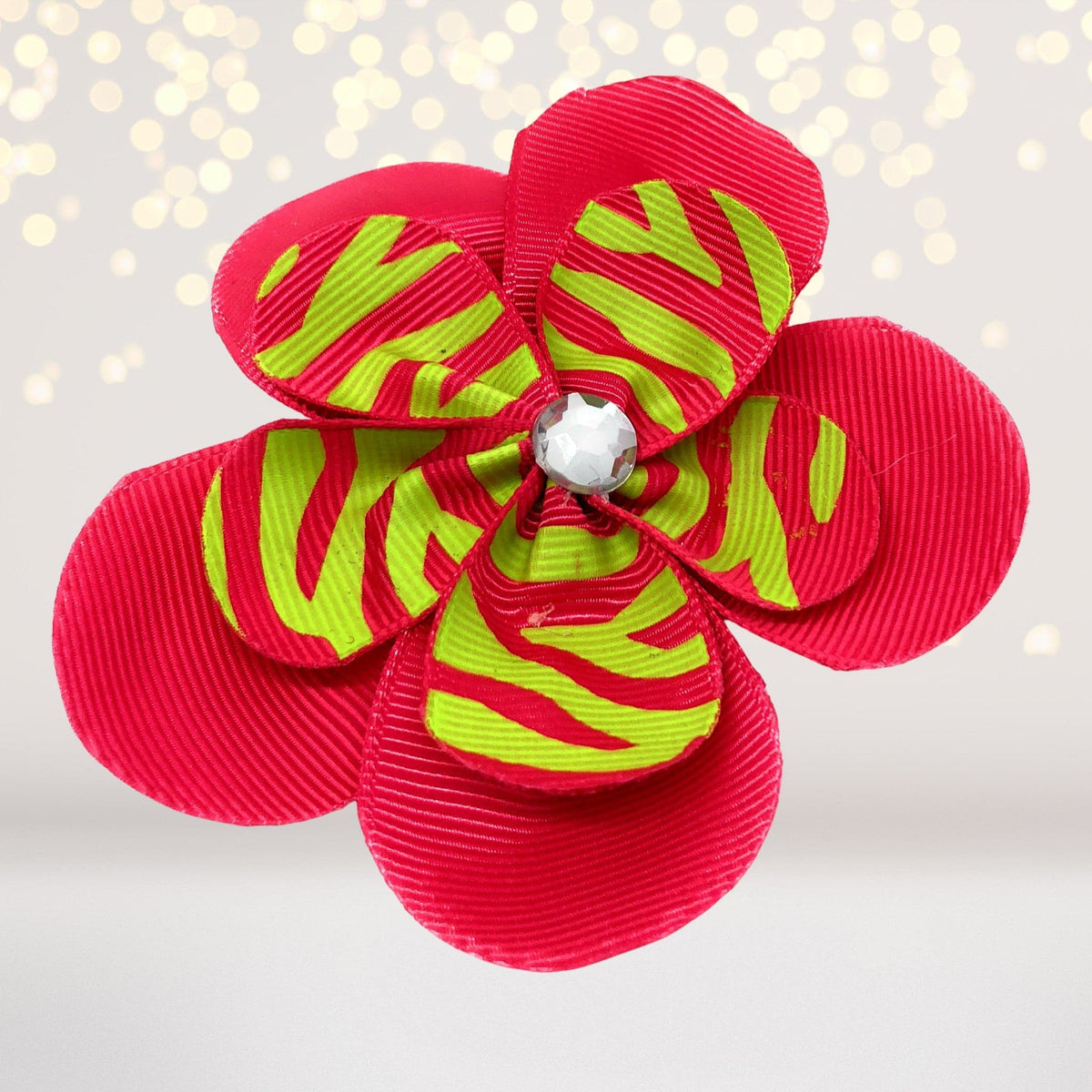 Hair Flower - Ribbon Hair Flowers, Hair Flower Clips For Girls