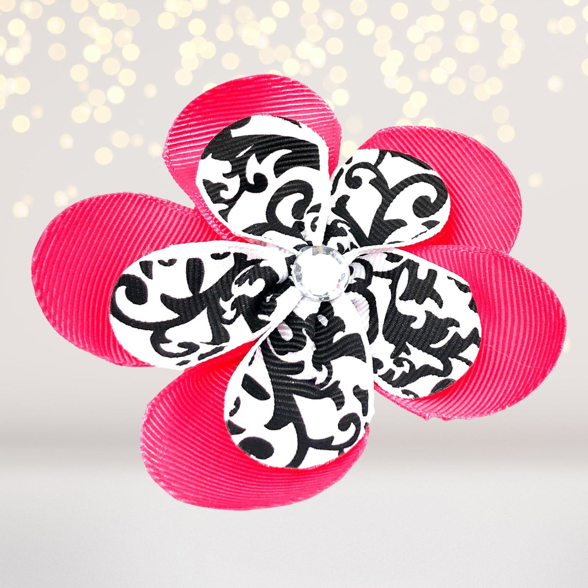 Hair Flower - Ribbon Hair Flowers, Hair Flower Clips For Girls