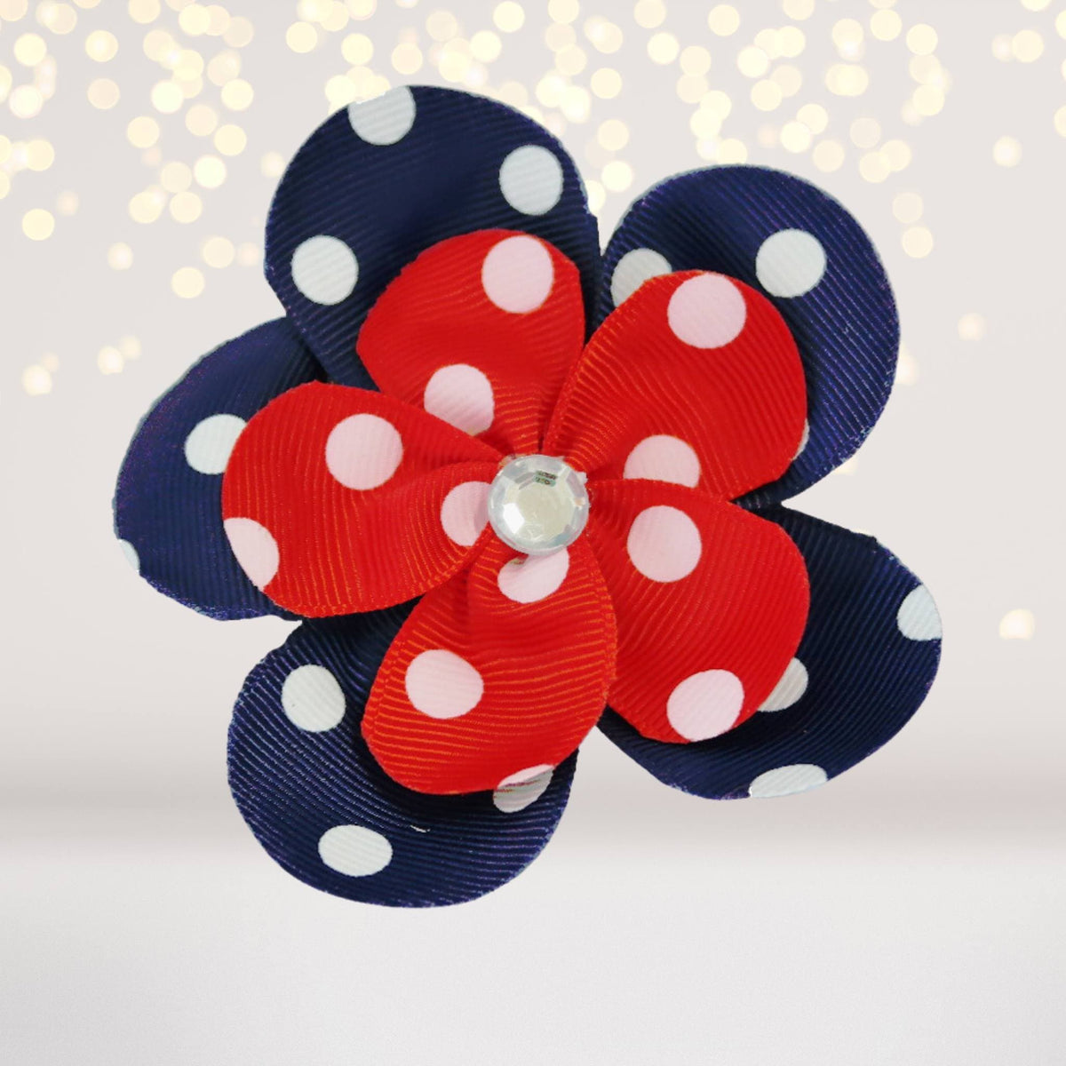 Hair Flower - Ribbon Hair Flowers, Hair Flower Clips For Girls