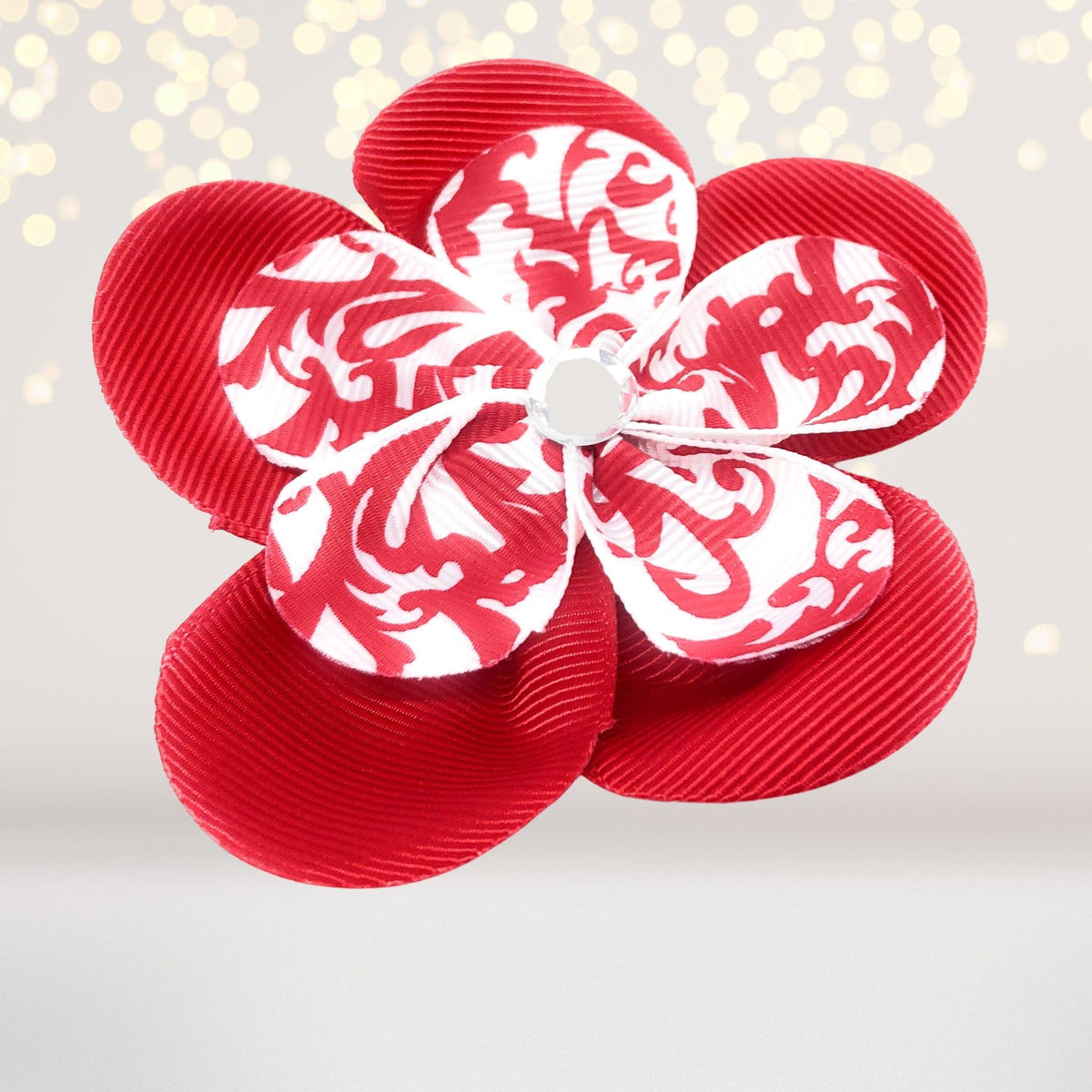 Hair Flower - Ribbon Hair Flowers, Hair Flower Clips For Girls