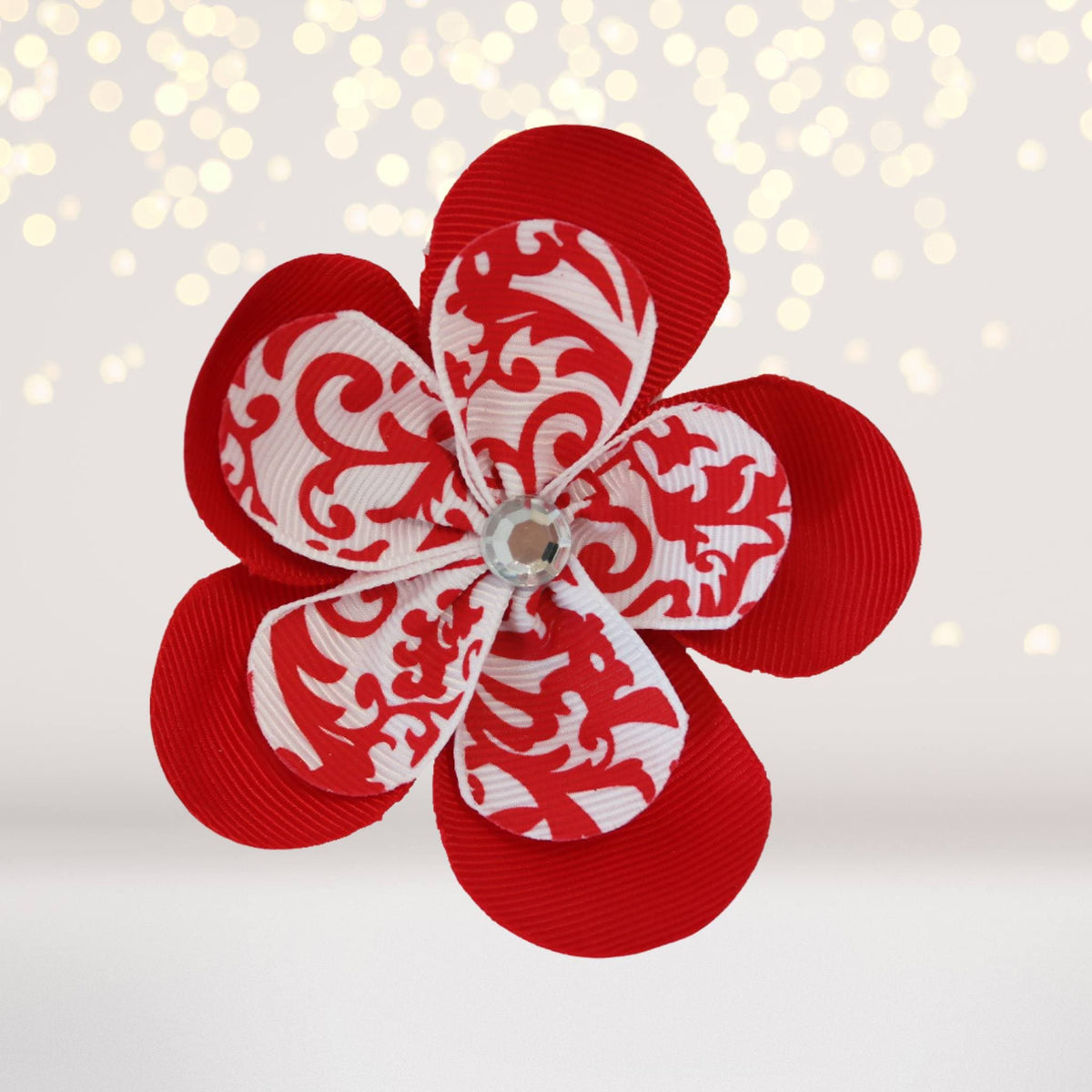 Hair Flower - Ribbon Hair Flowers, Hair Flower Clips For Girls