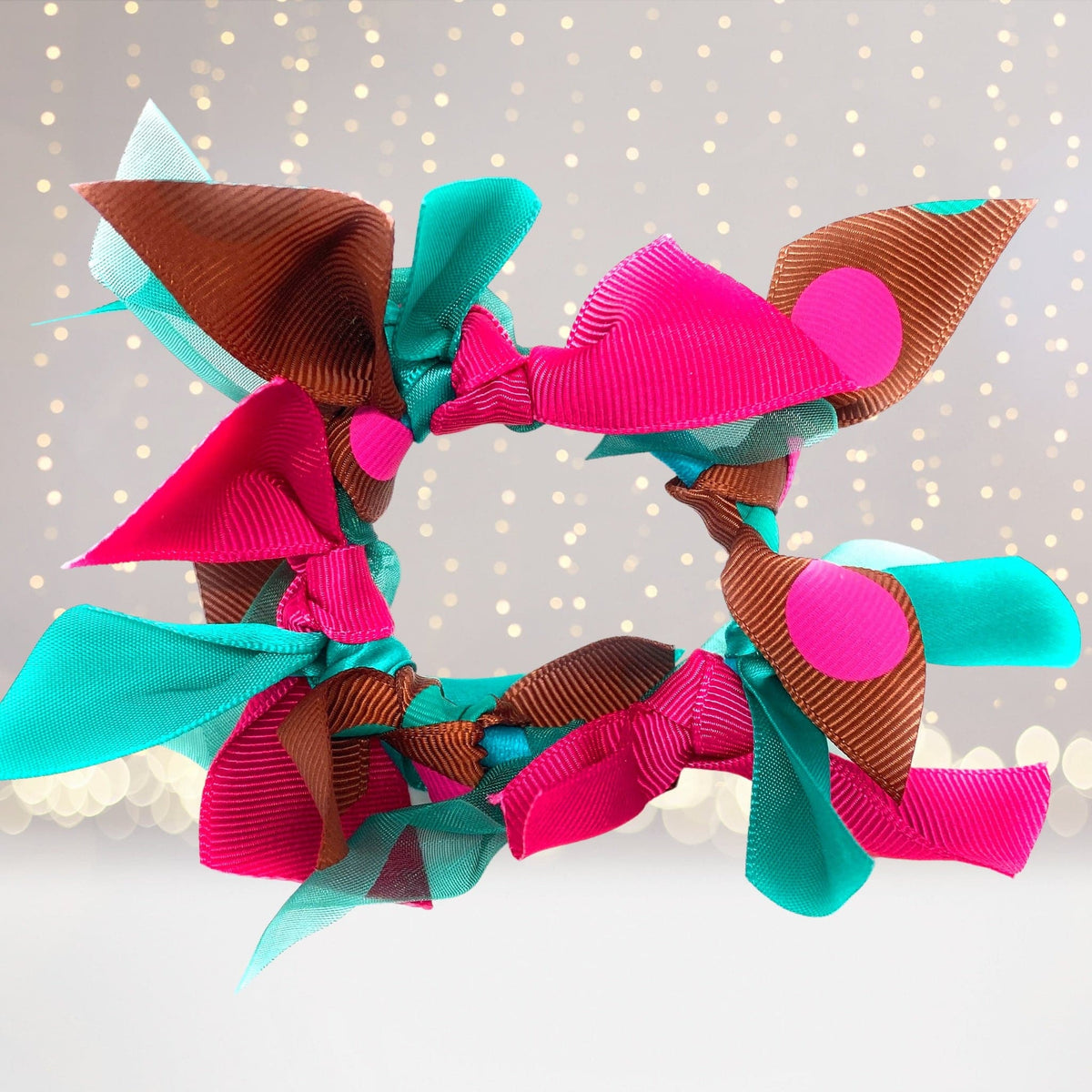 Hairband - Ribbon Ponys, Gymnastics Ribbon Pony, Bun Decoration Dangle Ribbon