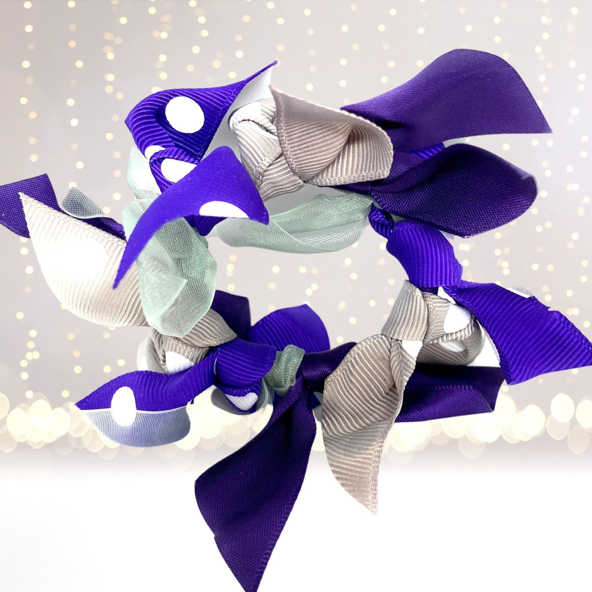 Hairband - Ribbon Ponys, Gymnastics Ribbon Pony, Bun Decoration Dangle Ribbon