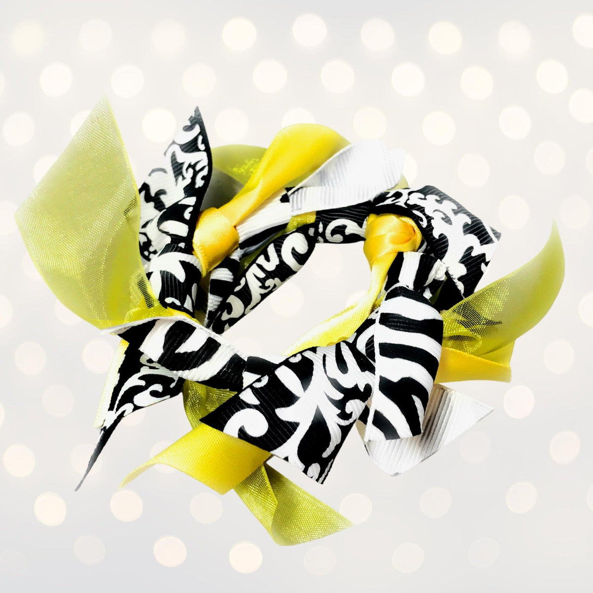 Hairband - Ribbon Ponys, Gymnastics Ribbon Pony, Bun Decoration Dangle Ribbon