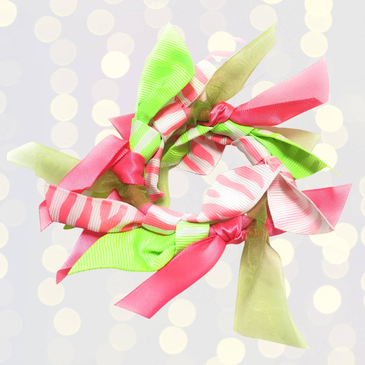 Hairband - Ribbon Ponys, Gymnastics Ribbon Pony, Bun Decoration Dangle Ribbon