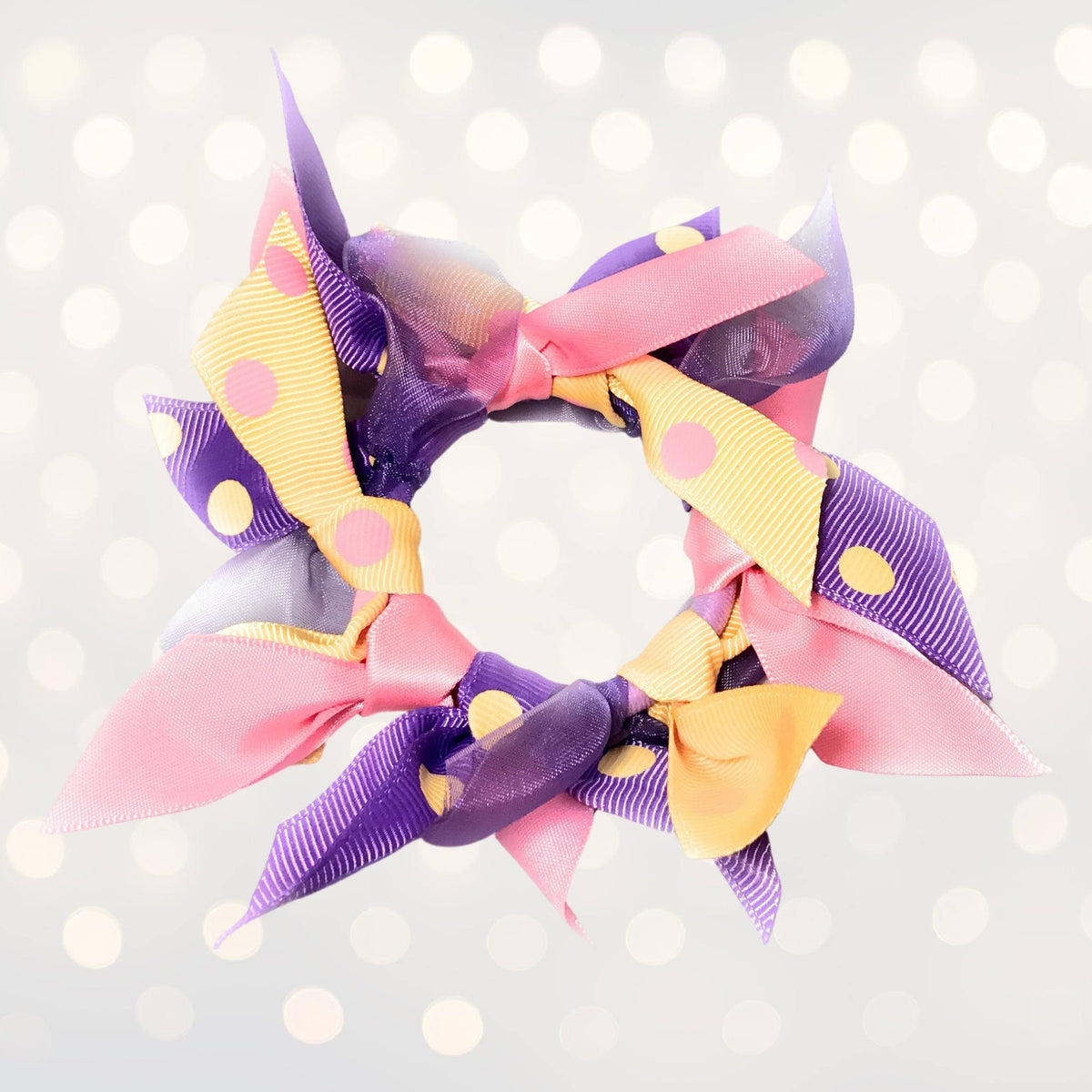 Hairband - Ribbon Ponys, Gymnastics Ribbon Pony, Bun Decoration Dangle Ribbon