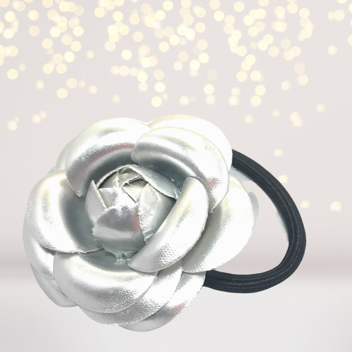Hairband - Shiny Flower Hairband Pony Tail