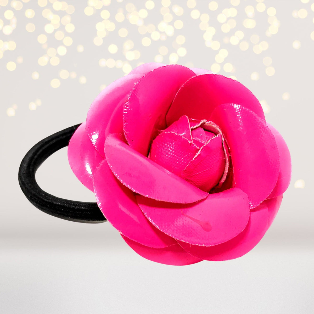 Hairband - Shiny Flower Hairband Pony Tail