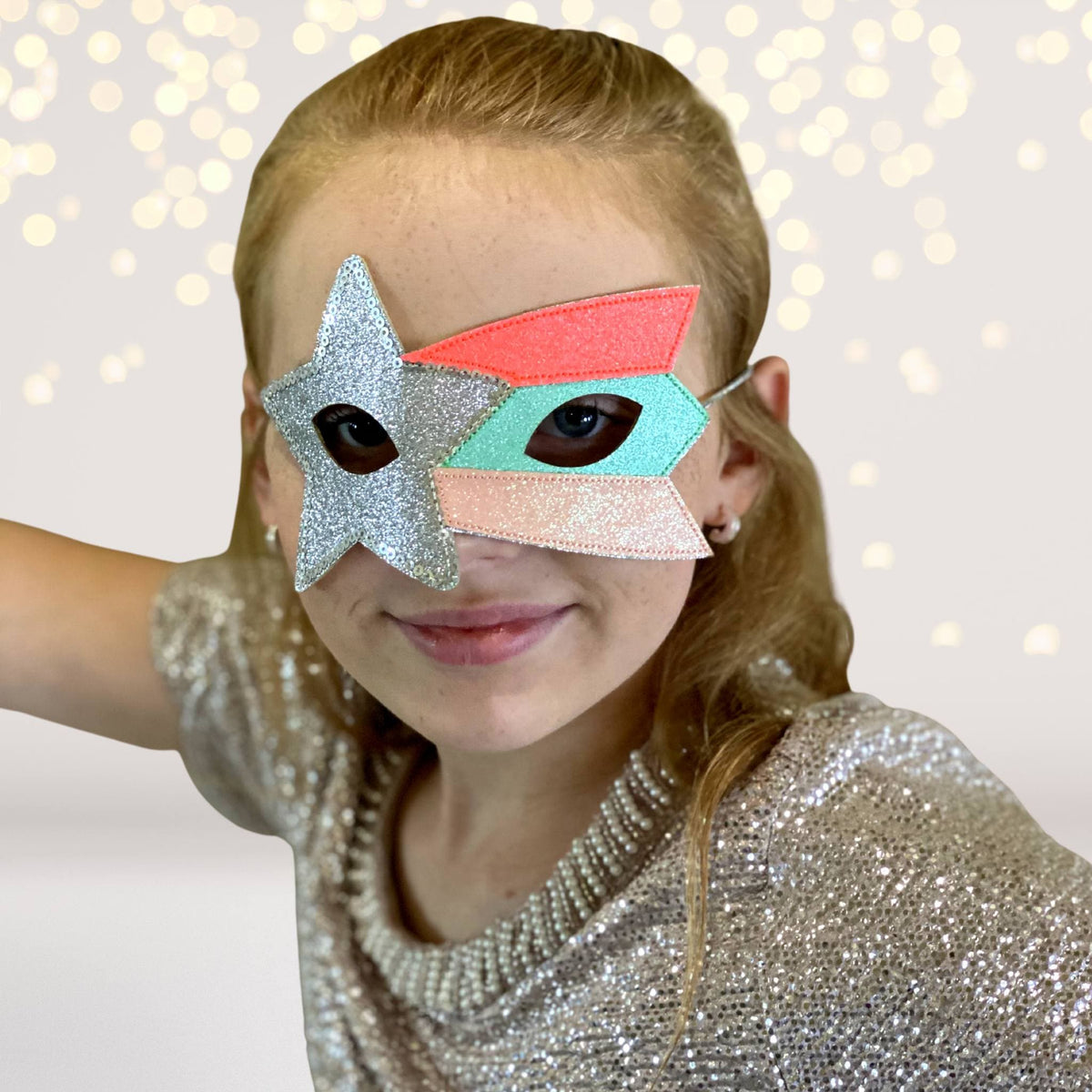 Costume - Shooting Star Rocker Felt Costume Kids Face Mask