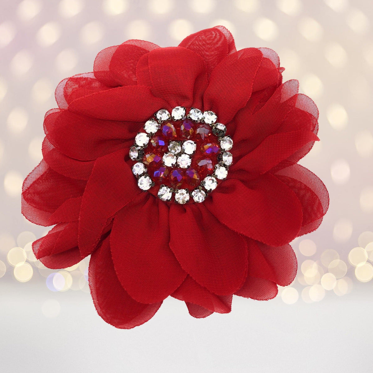 Hair Flower - Simply Elegant Hair Flower And Brooch