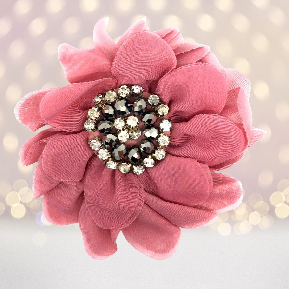 Hair Flower - Simply Elegant Hair Flower And Brooch