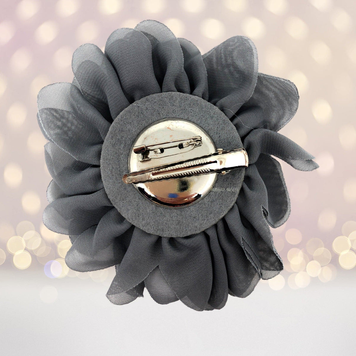 Hair Flower - Simply Elegant Hair Flower And Brooch