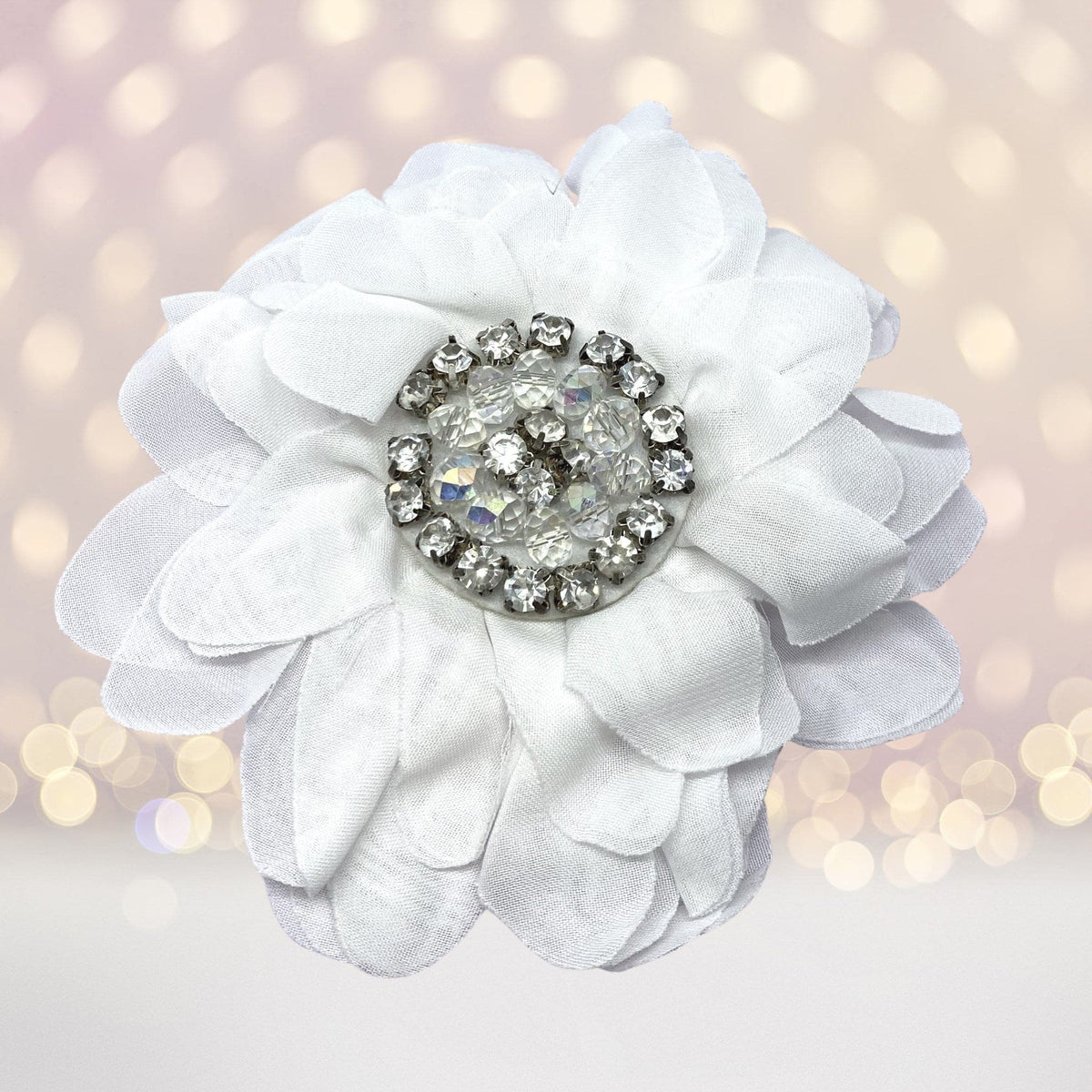 Hair Flower - Simply Elegant Hair Flower And Brooch