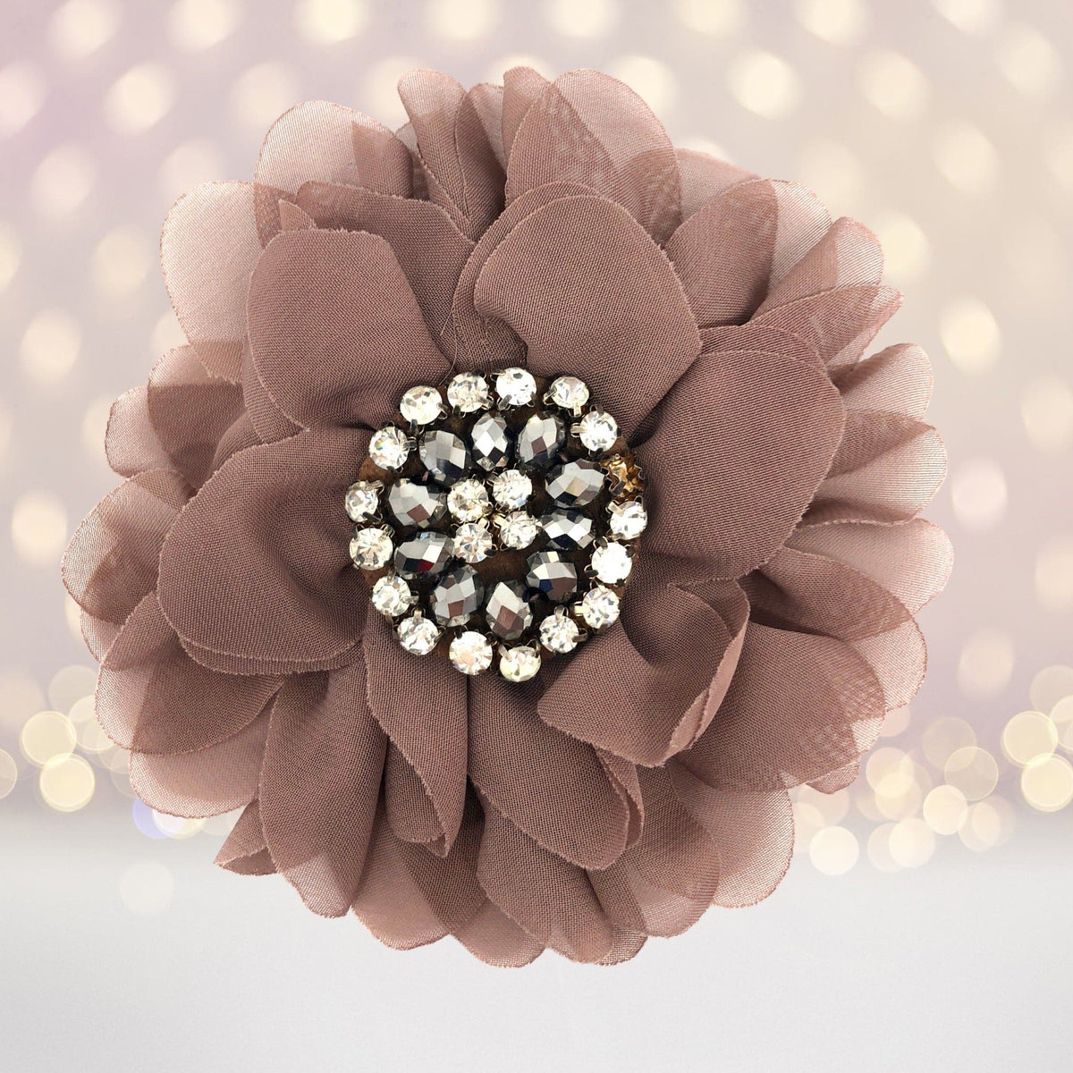 Hair Flower - Simply Elegant Hair Flower And Brooch