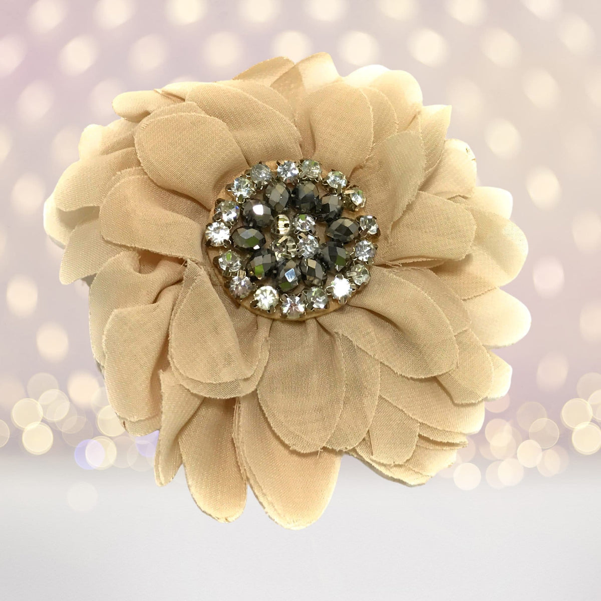 Hair Flower - Simply Elegant Hair Flower And Brooch