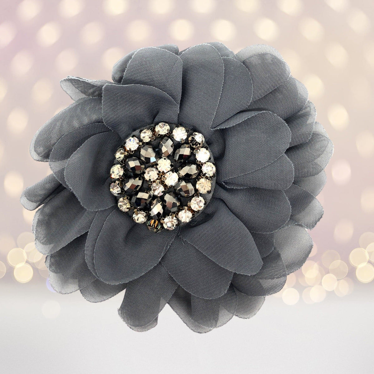 Hair Flower - Simply Elegant Hair Flower And Brooch