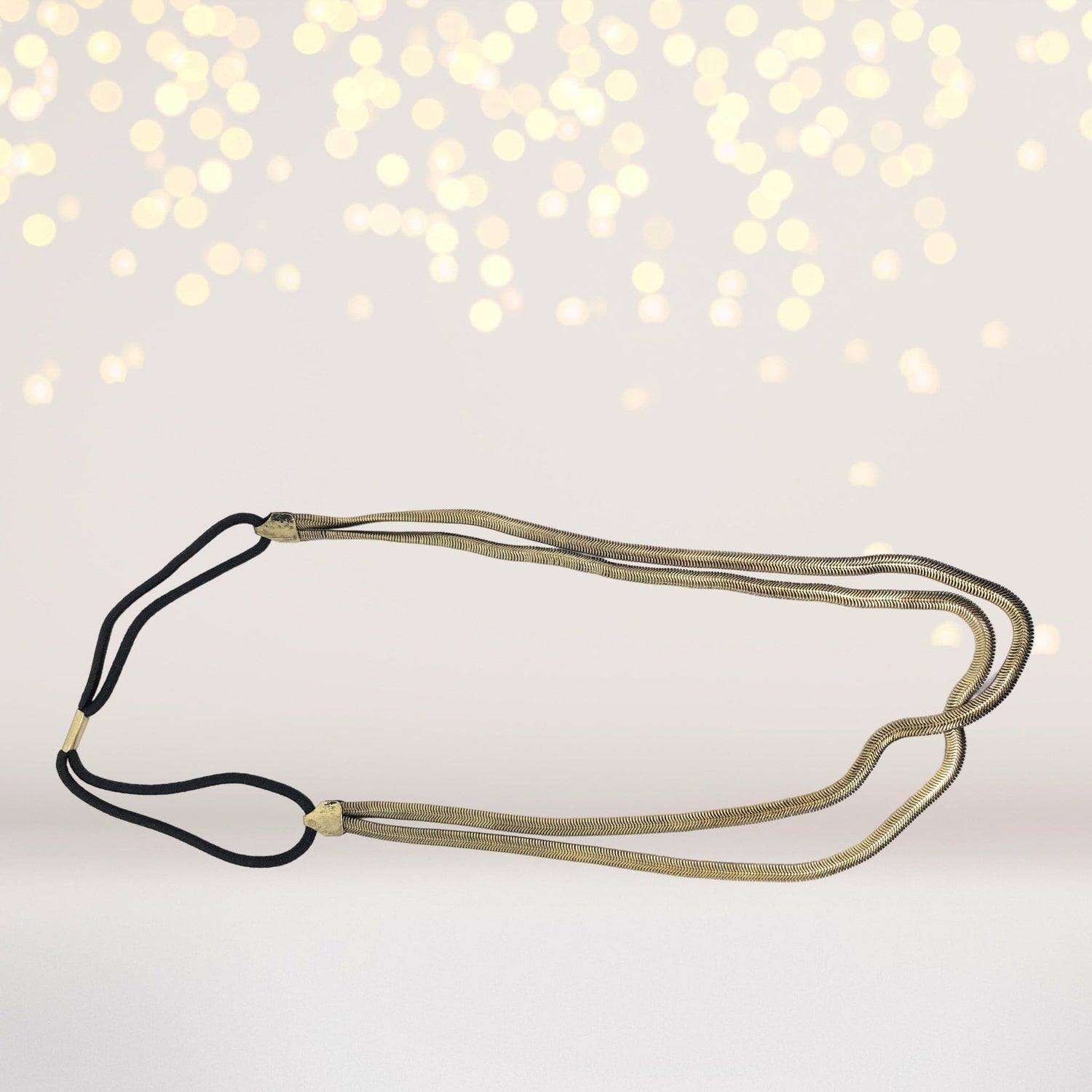 Headband - Slinky Snake Headbands, Cleopatra Headband, Silver And Bronze