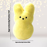 Dimensions of Yellow Stuffed Easter Bunny-Peep