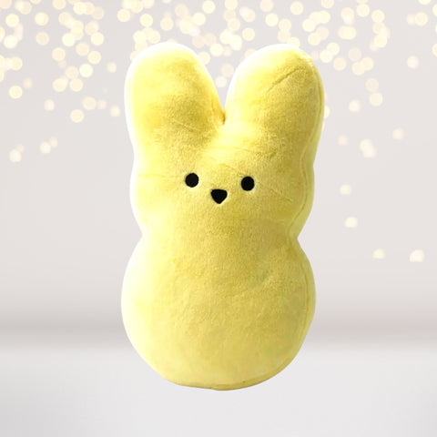Yellow Plush Stuffed Easter Bunny- Peep