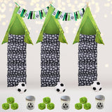 Party Bundle - Soccer Sleepover Party Set, Tee Pee Soccer Birthday Party Box
