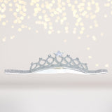 Silver Glitter Crown Headband