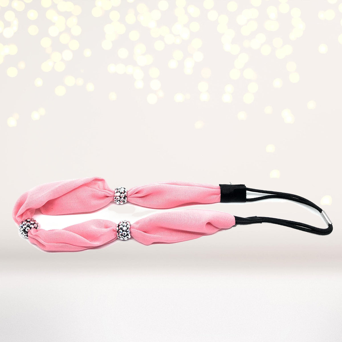 Headband - Sparkle Bead And Scarf Headband, Sparkly Headband