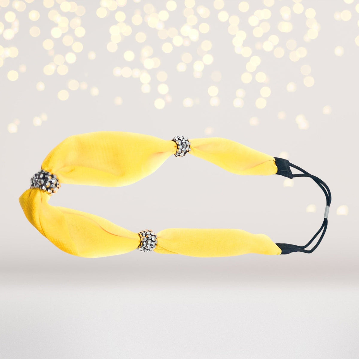 Headband - Sparkle Bead And Scarf Headband, Sparkly Headband