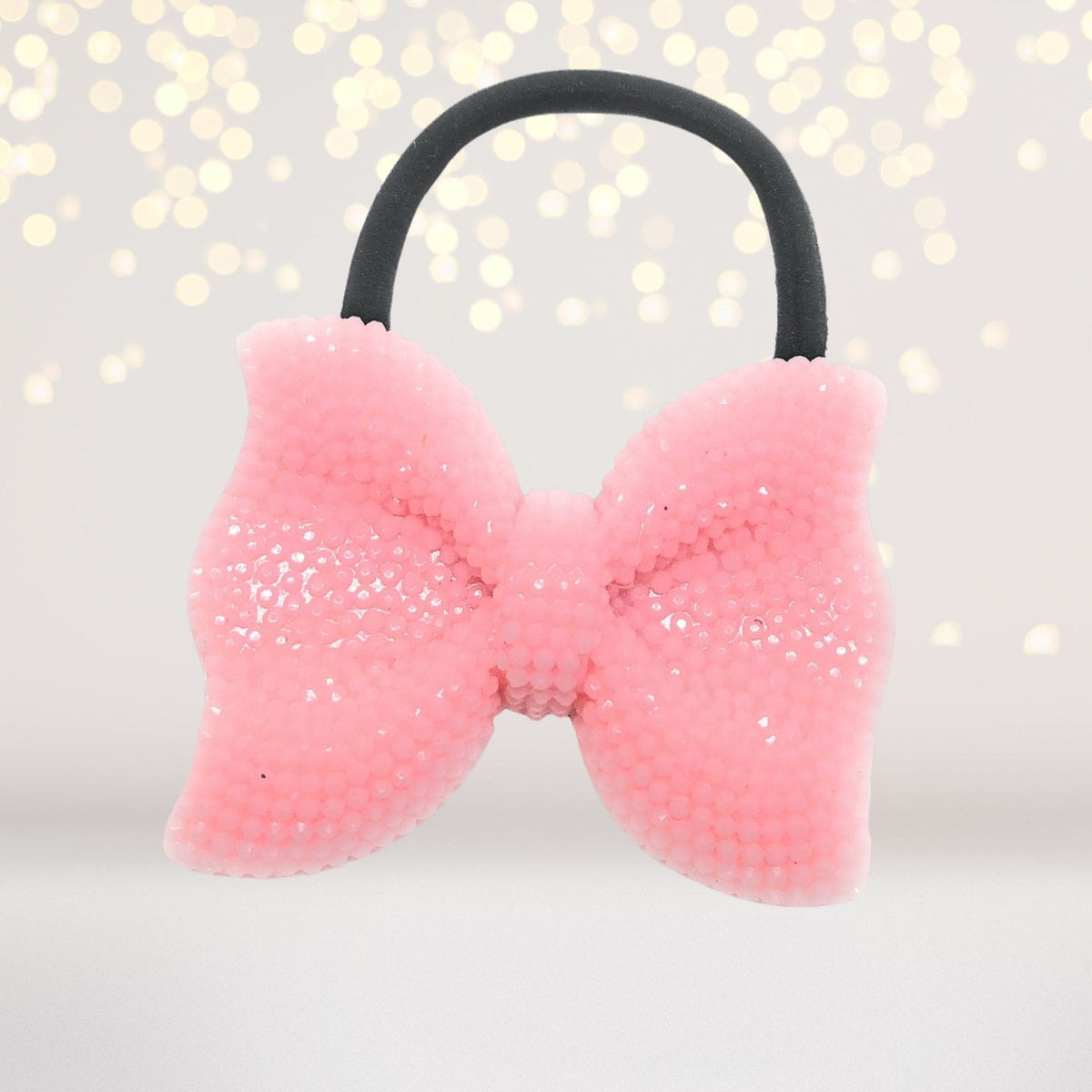 Hairband - Sparkle Bow Hair Tie, Sparkly Bow Hair Elastic