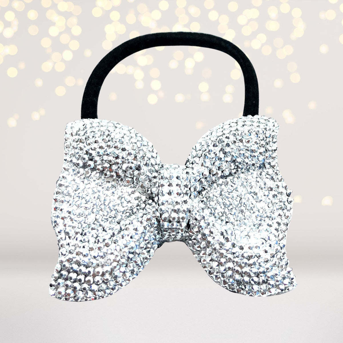 Hairband - Sparkle Bow Hair Tie, Sparkly Bow Hair Elastic