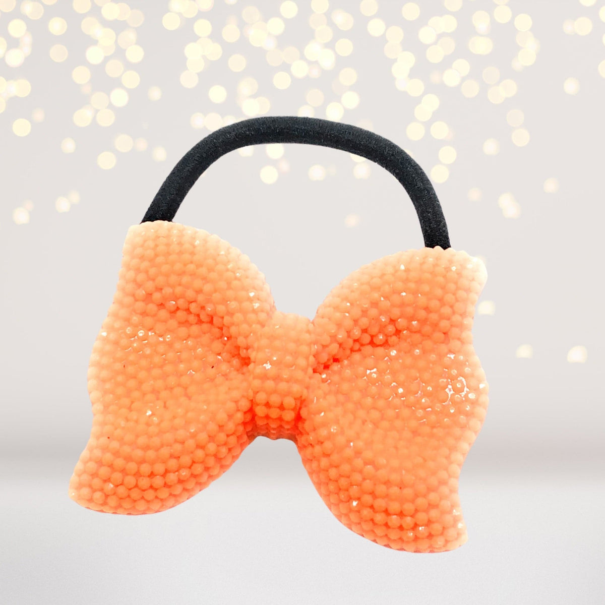 Hairband - Sparkle Bow Hair Tie, Sparkly Bow Hair Elastic