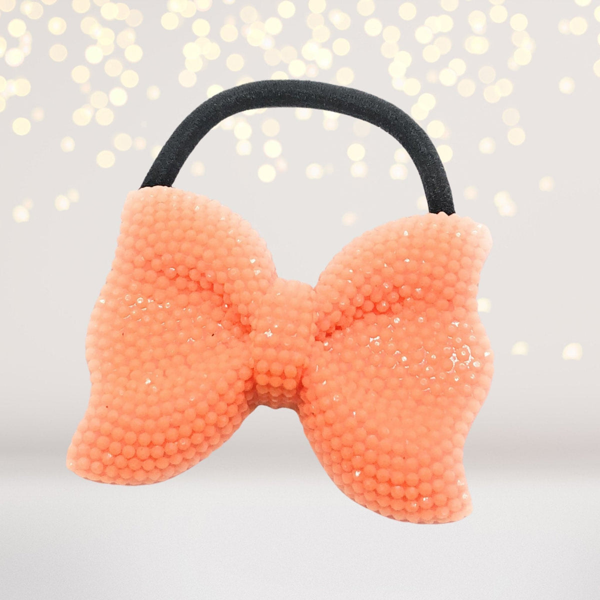 Hairband - Sparkle Bow Hair Tie, Sparkly Bow Hair Elastic