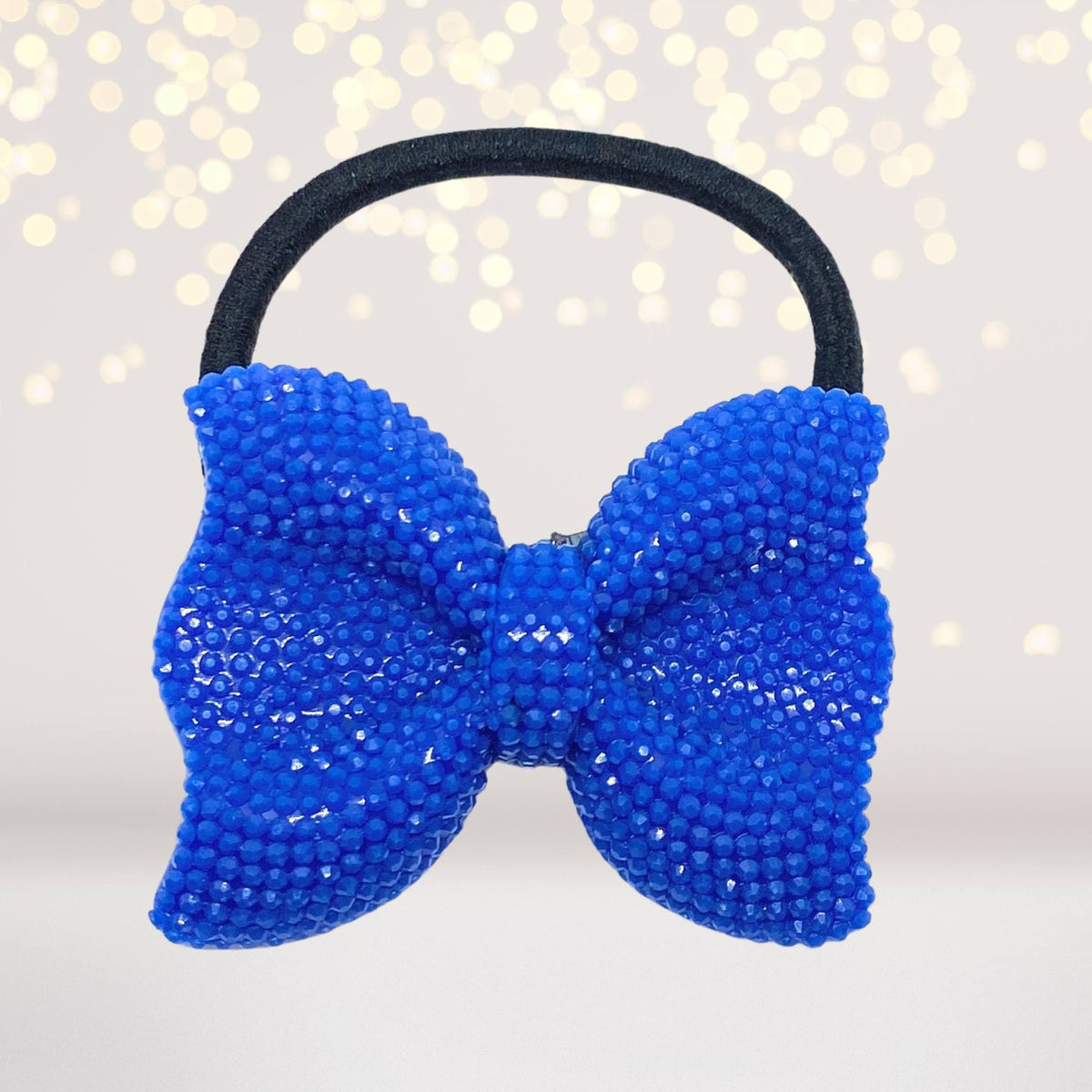 Hairband - Sparkle Bow Hair Tie, Sparkly Bow Hair Elastic