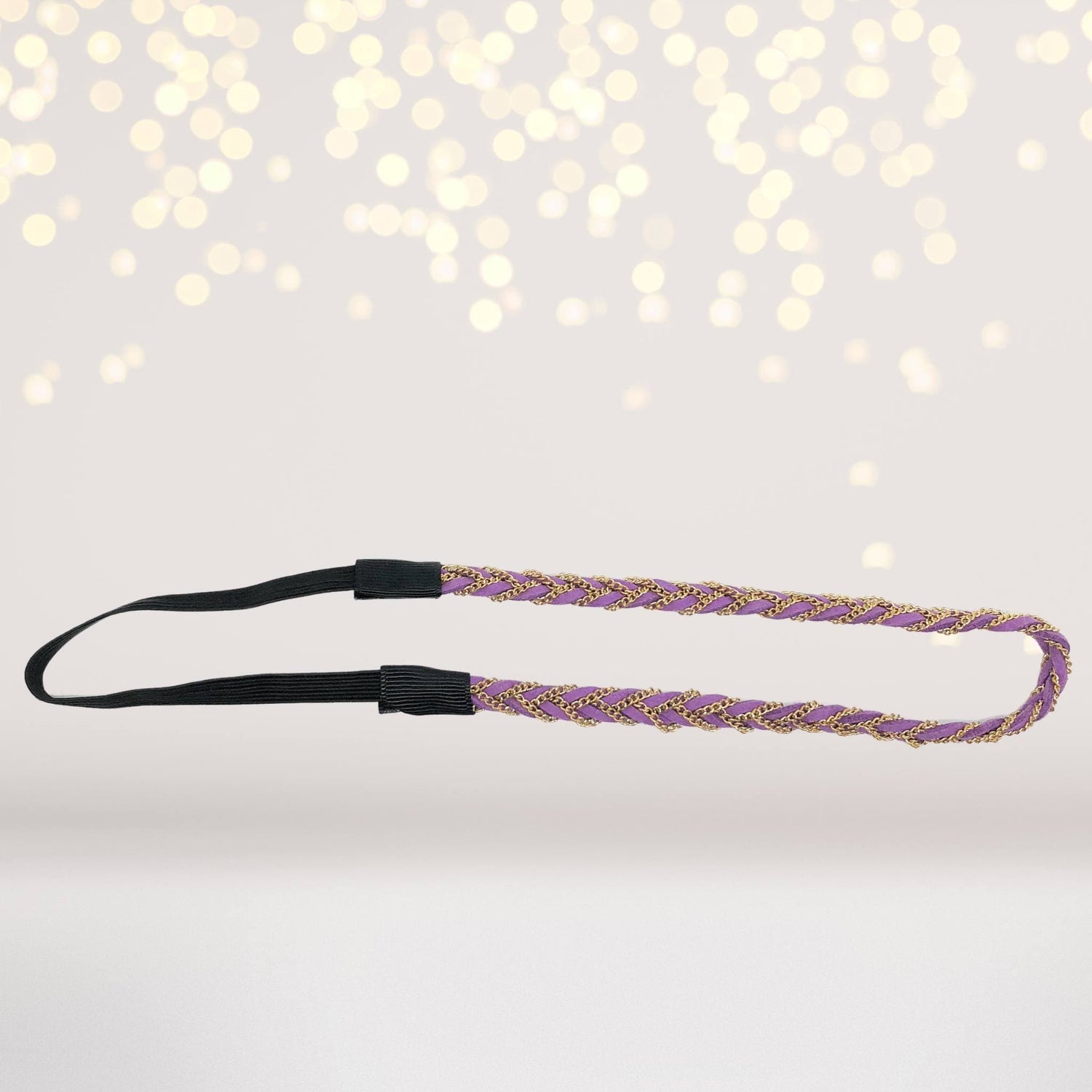 Suede Braided Headband, Braided Suede Bohemian Headband