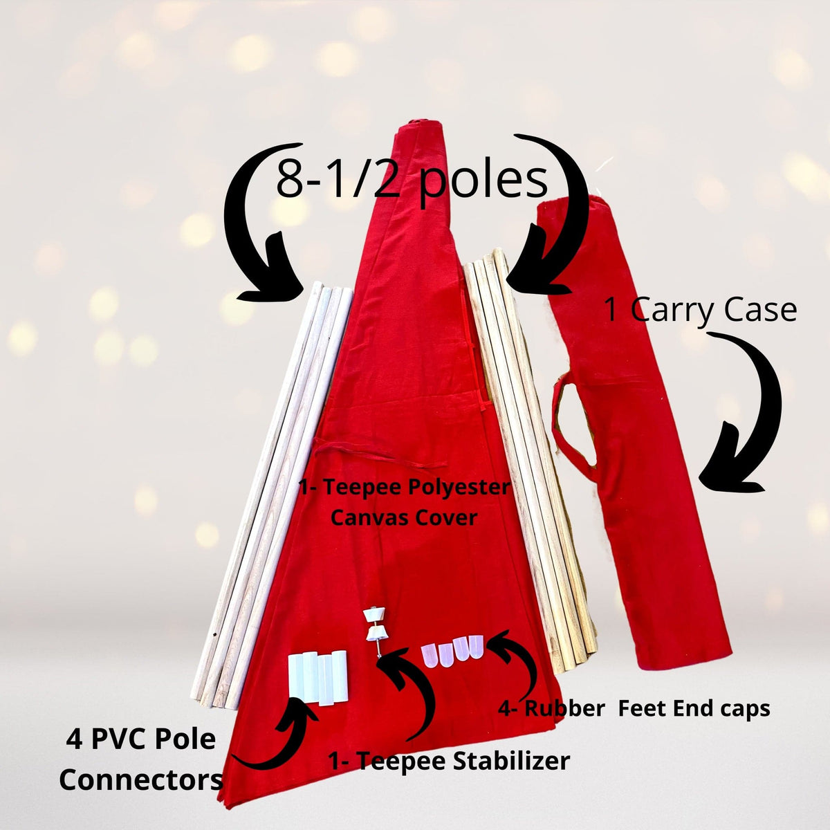 Party Bundle - Super Hero Tee Pee Tent Party Set, Super Hero Sleepover Set, Birthday Party In A Box