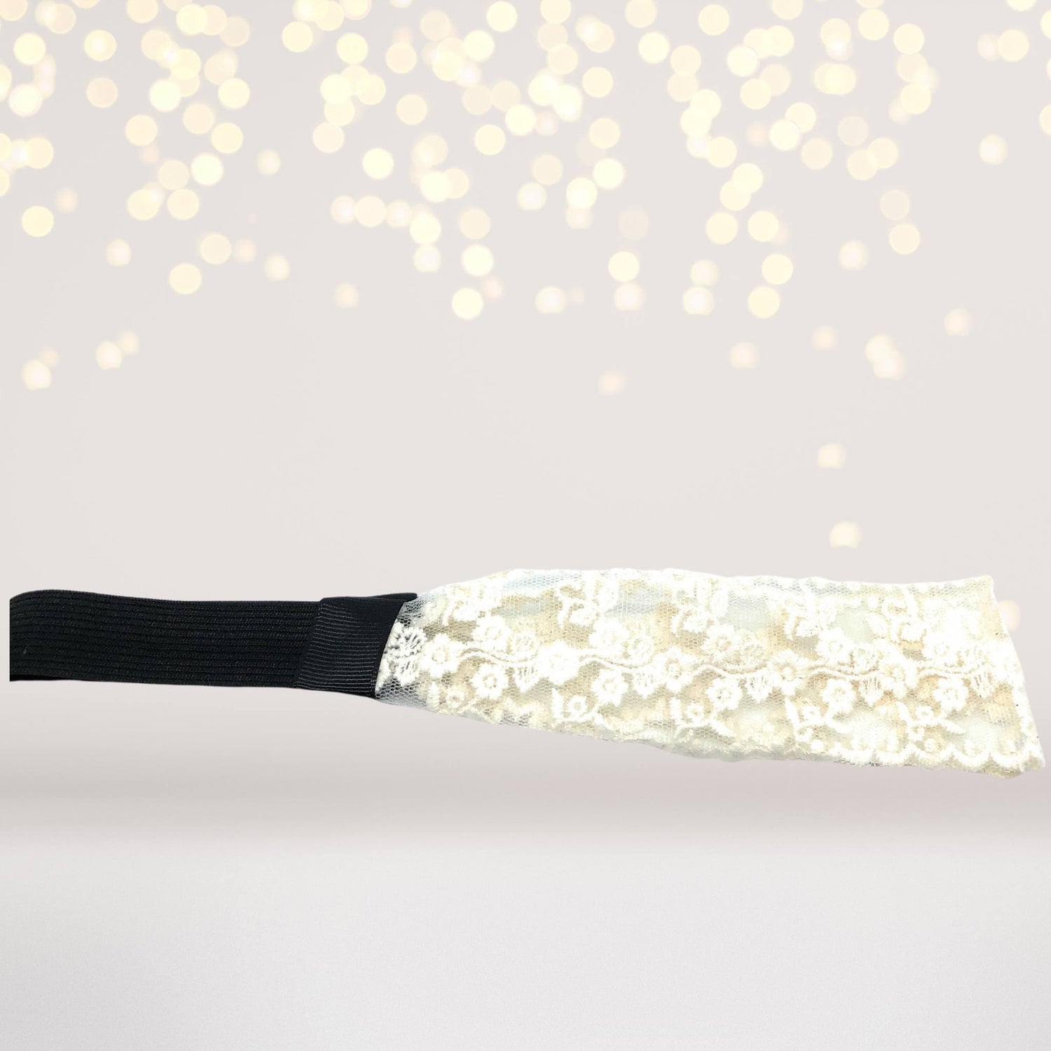 Sweet and Sassy Cream Floral Lace Headband